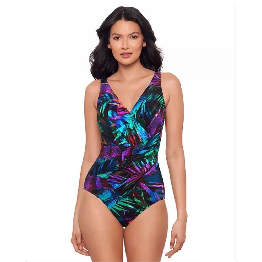 Miraclesuit Palma Paradiso Oceanus Tummy-Control Wirefree Swimsuit 8